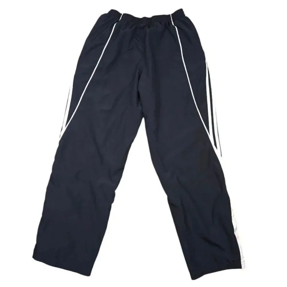 Adidas Track Pants Mens Size Medium Dark Blue Athletic Warm Up P59948 AZF001